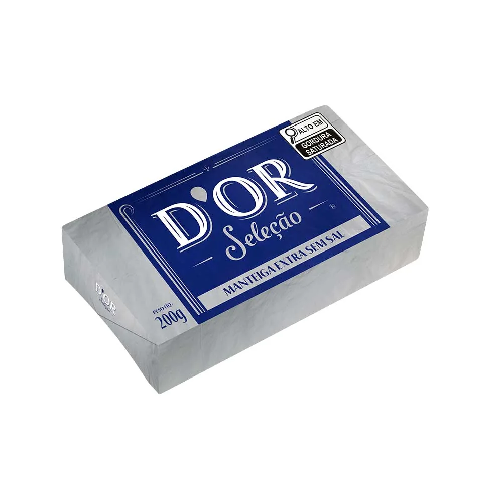 Manteiga D'Or sem Sal 200 g