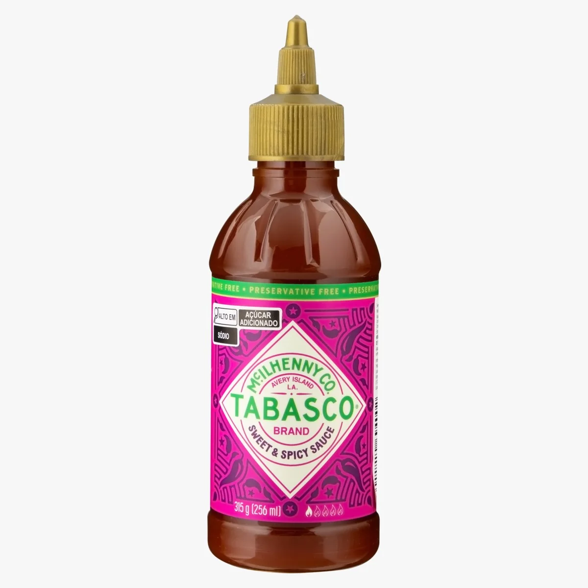 Molho Ame Tabasco Sweet e Spicy Pepper Sauce 256 ml