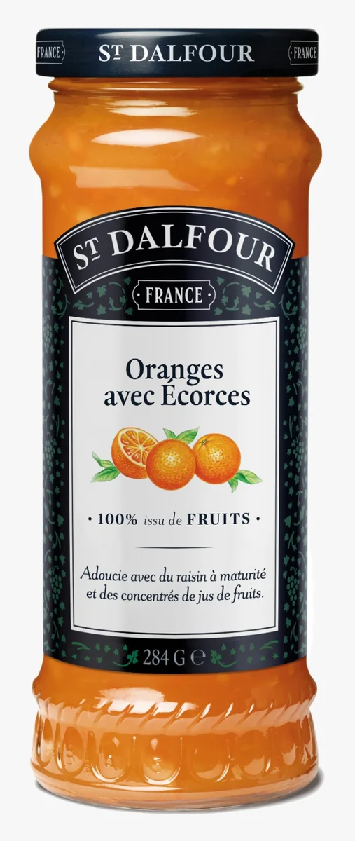 Geleia Saint Dalfour Laranja (Oranges Avec Écorces) 284 g