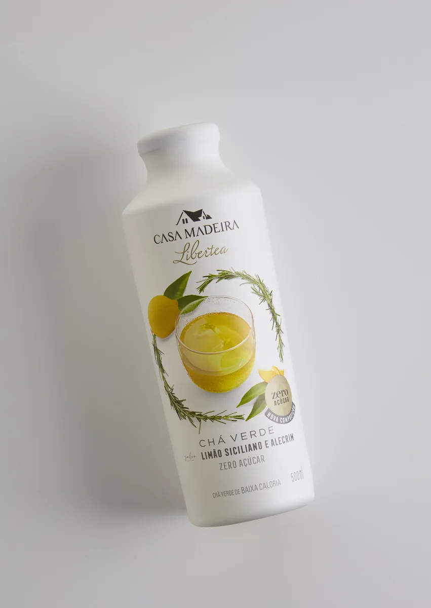 Chá Verde com Limão Siciliano e Alecrim Casa Madeira 500 ml