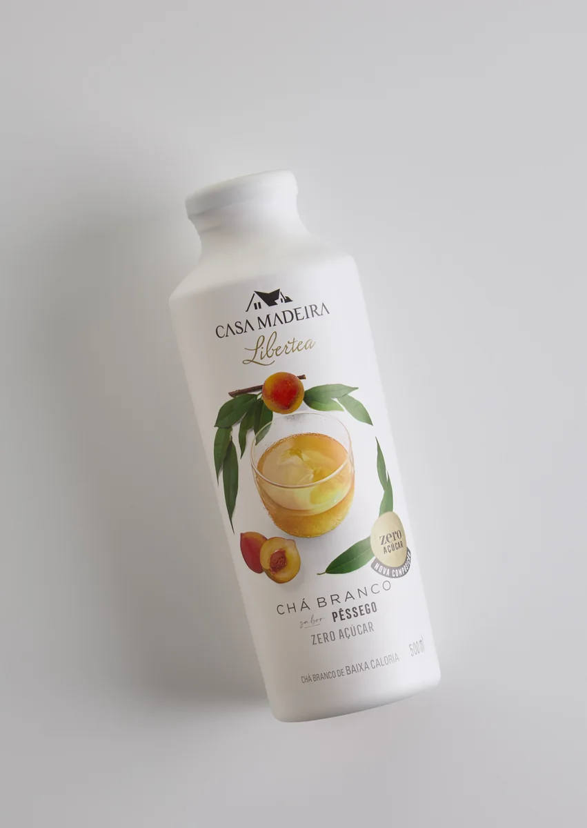 Chá Branco com Pêssego Casa Madeira 500 ml