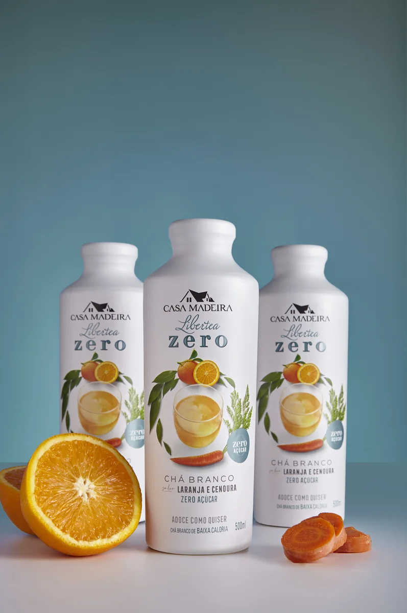 Chá Zero Branco Laranja / Cenoura Casa Madeira 500 ml