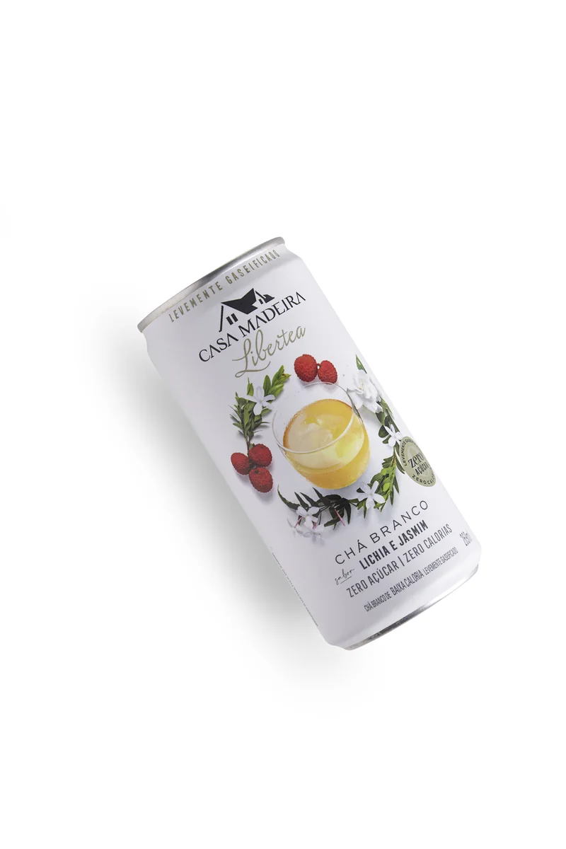 Chá Branco Lichia e Jasmim Casa Madeira Lata 269 ml
