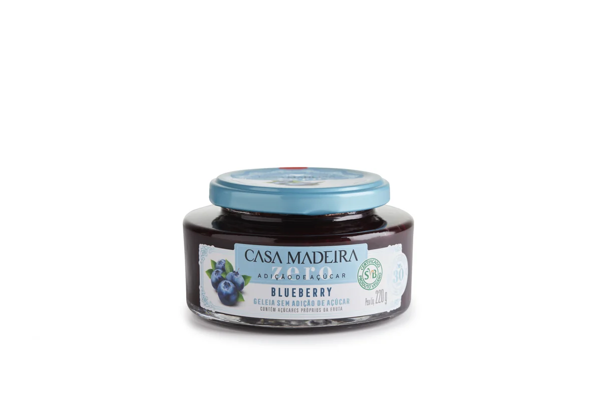 Geleia Zero Blueberry Casa Madeira 220 g