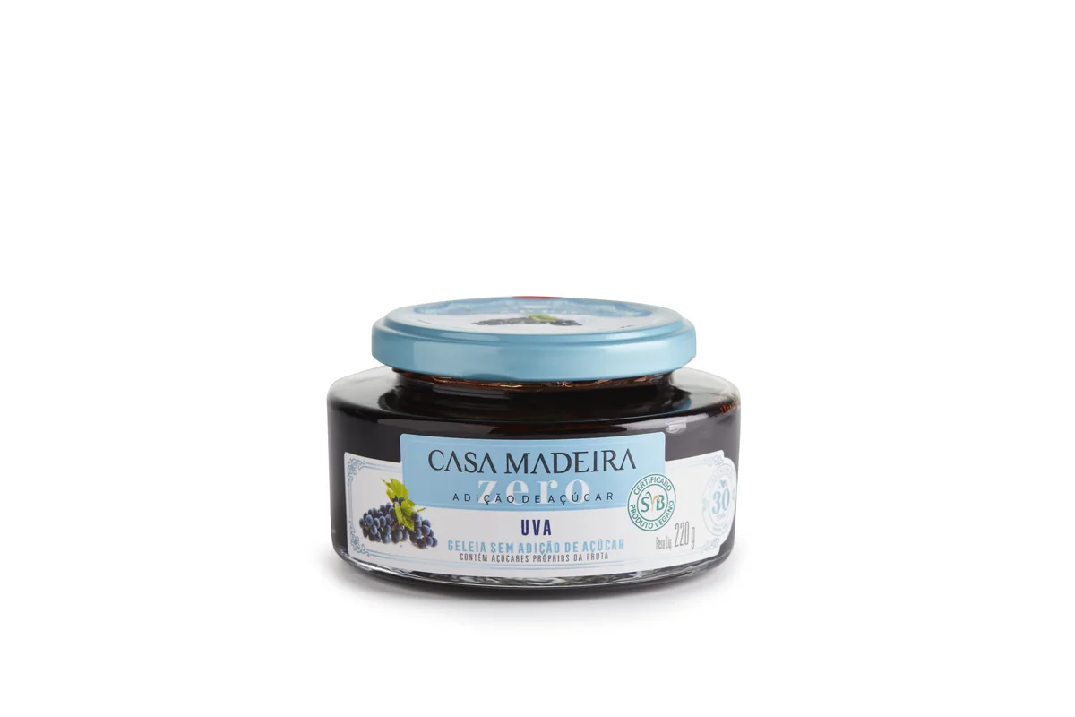 Geleia Zero Uva Casa Madeira 220 g