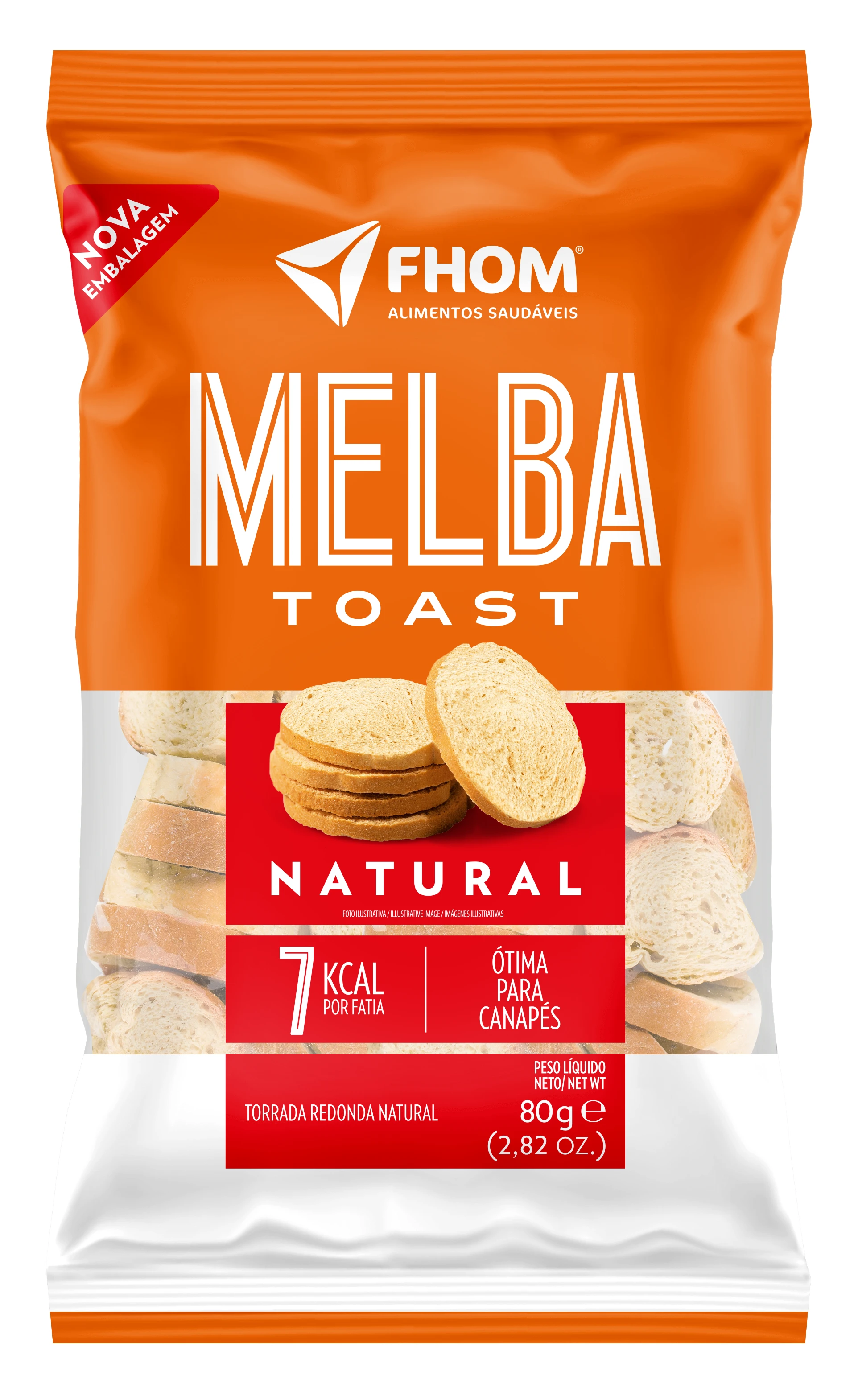 Torrada Melba Toast Natural