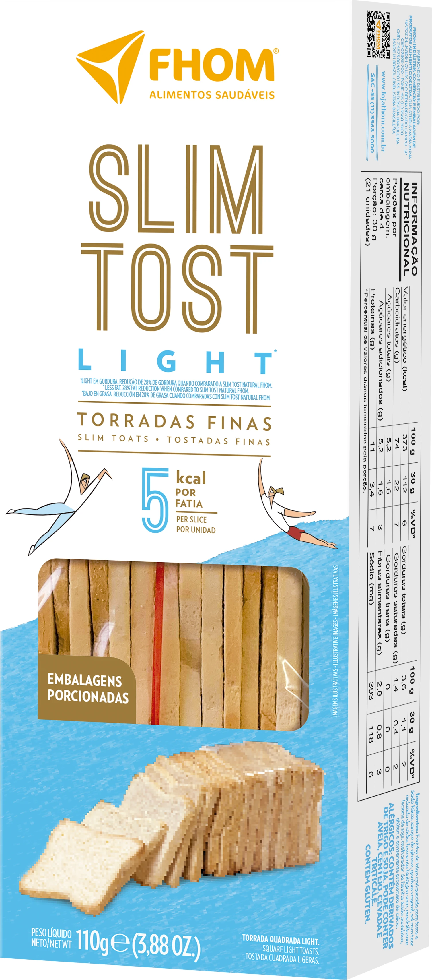 Torrada Slim Toast Light