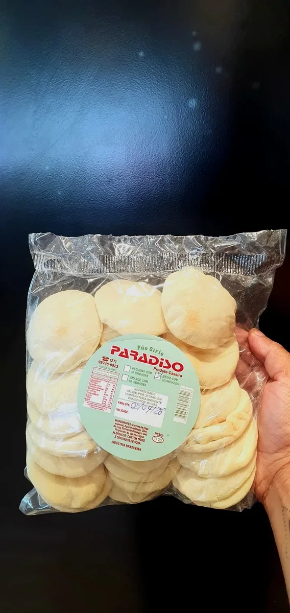 Pão Sírio Médio Paradiso